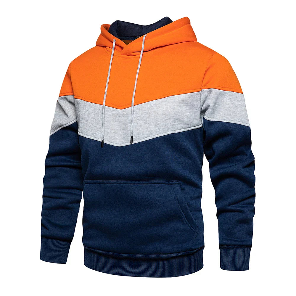 Jack Hansen™ | Schuyler - Stijlvolle Patchwork Hoodie