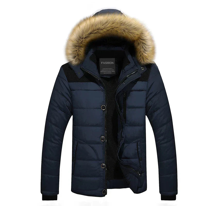 Jack Hansen™ | Álvaro - Heren Parka Met Bontkraag