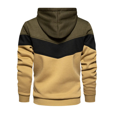 Jack Hansen™ | Schuyler - Stijlvolle Patchwork Hoodie