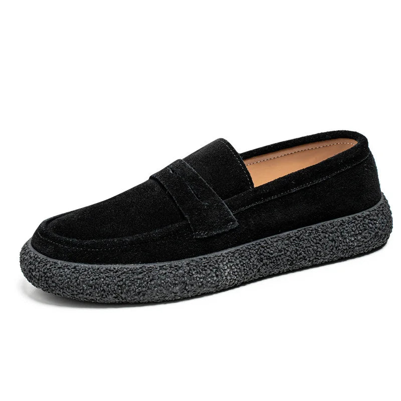 VINTA - Vintage suède loafer