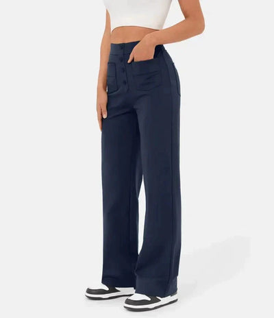 Floor | High-waisted elastische casual broek